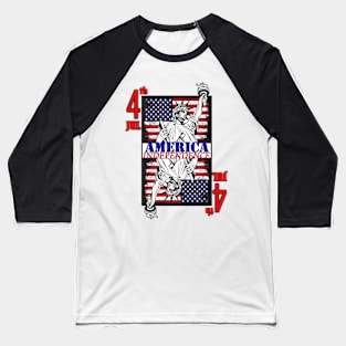 4th of July America Independence shirt Baseball T-Shirt